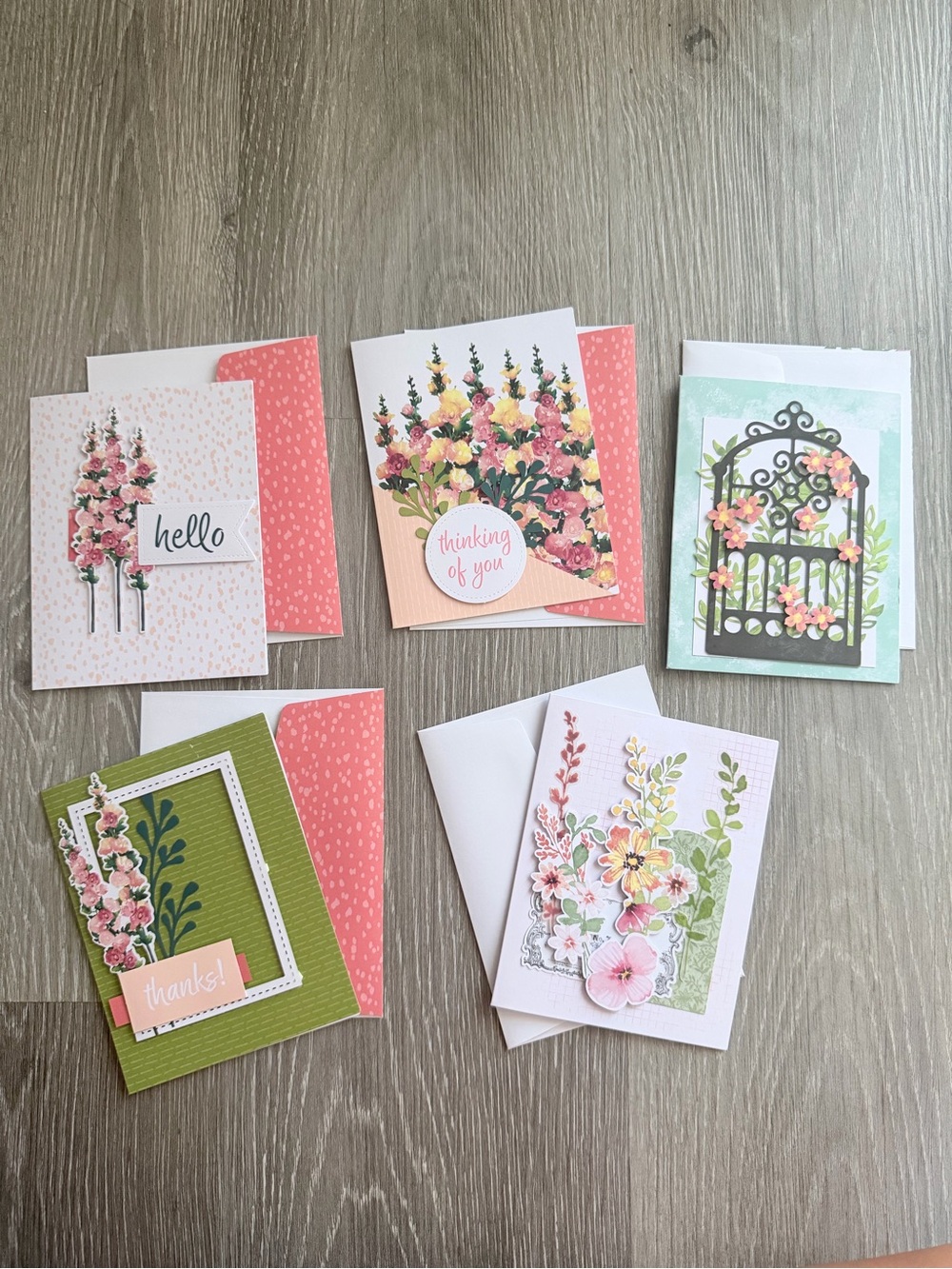 Handmade Greeting Cards – Set of 5